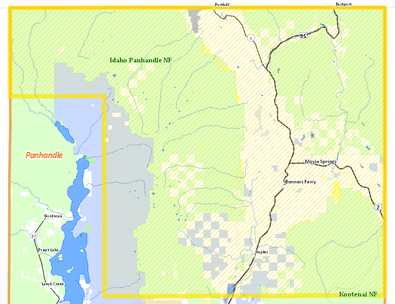 Map of Hunt Area