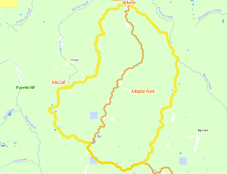 Map of Hunt Area