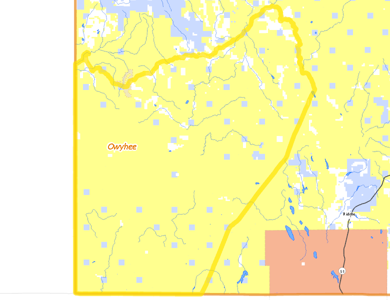 Map of Hunt Area