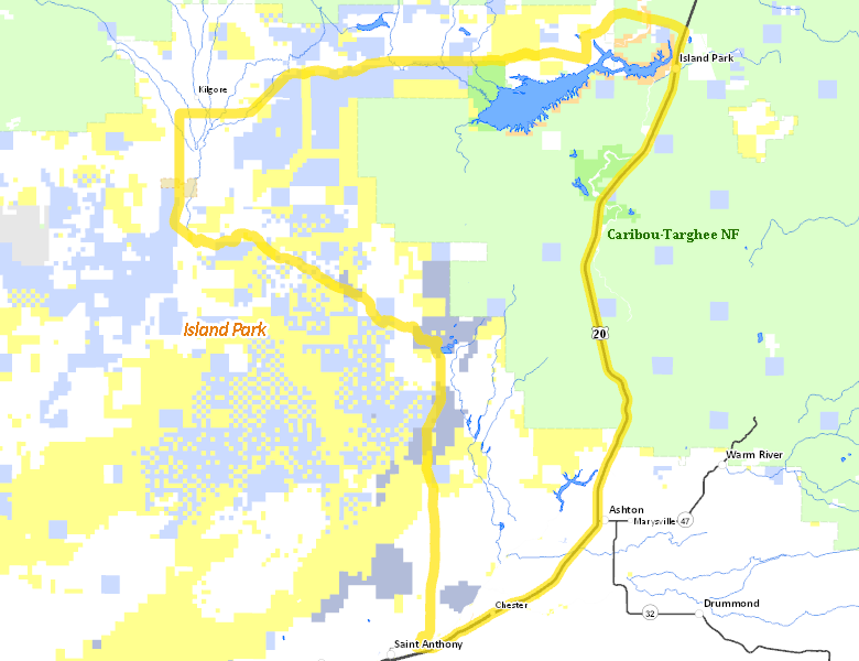 Map of Hunt Area