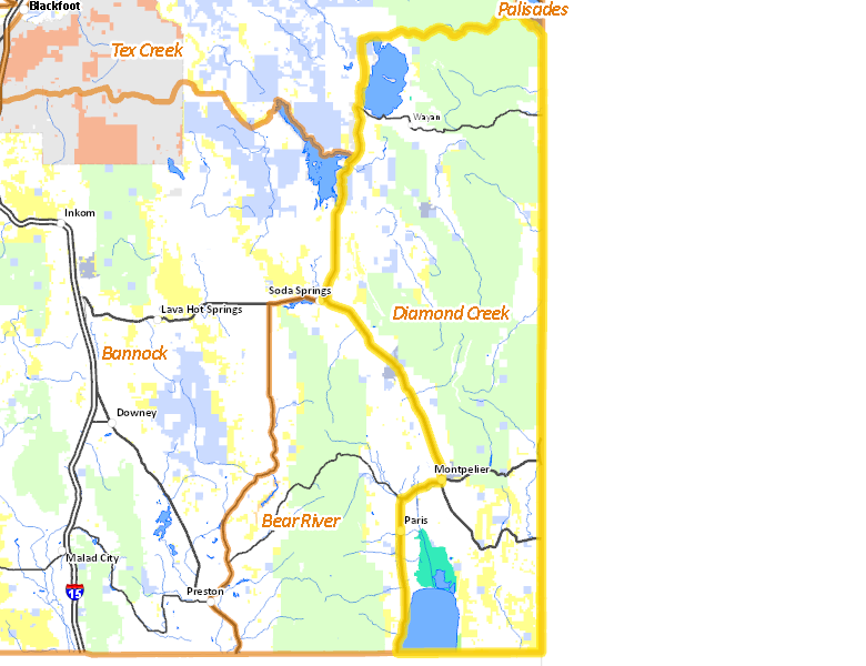 Map of Hunt Area