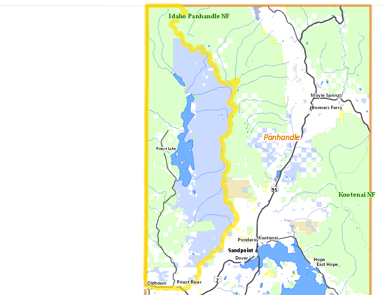 Map of Hunt Area
