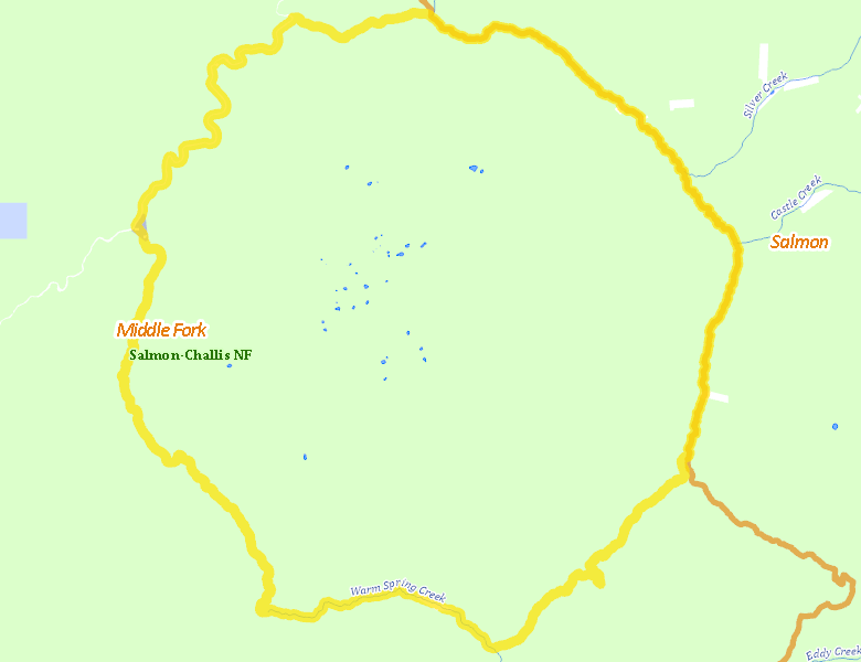 Map of Hunt Area