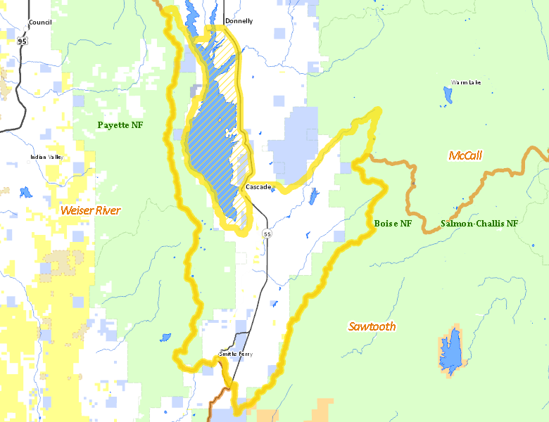 Map of Hunt Area